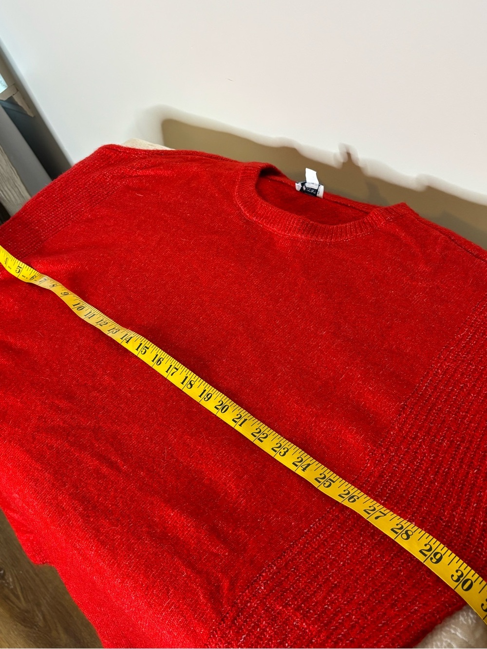 crown & ivy Bright Red Crewneck Sweater - Picture 4 of 6
